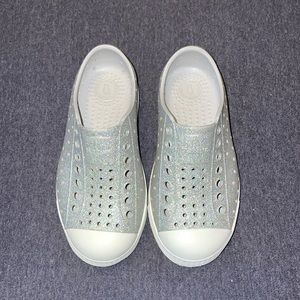 Native Silver Sparkle Shoes